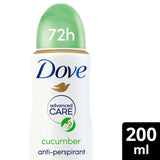 Dove Women Advanced Antiperspirant Deodorant Cucumber Aerosol 200ml