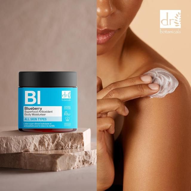 Dr Botanicals Apothecary Blueberry Superfood Antioxidant Body Moisturiser 60ml