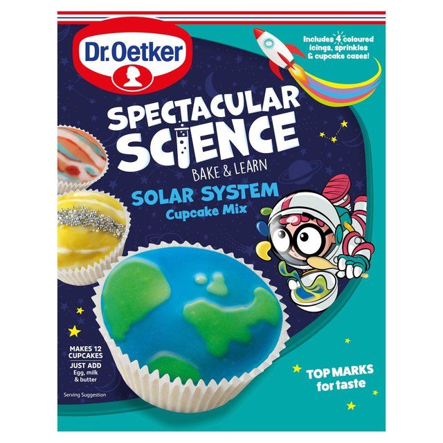 Dr.Oetker Spectacular! Science Create Your Own Solar System Cupcake Mix 360g