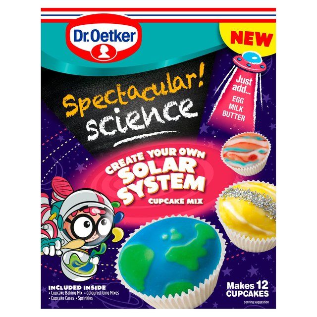 Dr.Oetker Spectacular! Science Create Your Own Solar System Cupcake Mix 360g