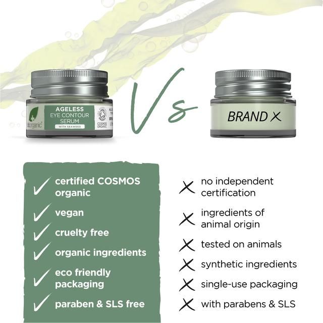 Dr Organic Ageless with Seaweed Eye Contour Serum 15ml