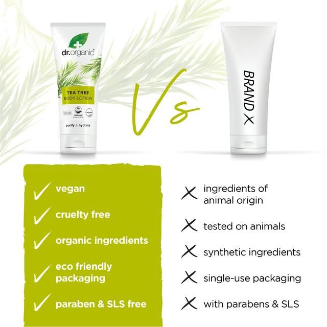 Dr Organic Tea Tree Body Lotion 200ml