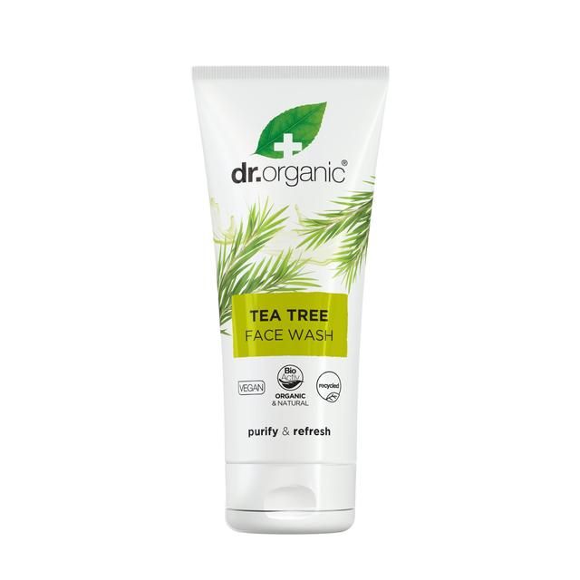 Dr Organic Tea Tree Face Wash 200ml