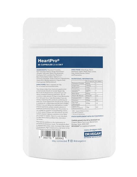 DR.VEGAN HeartPro® | 30 Day Supply | 2 Capsules Per Day