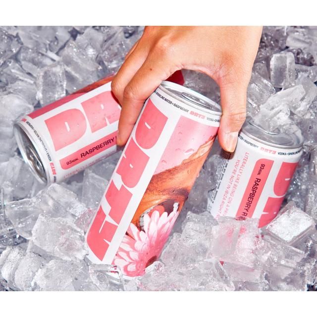 DRTY Raspberry Rose Vodka Seltzer 330ml