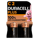 Duracell Plus 100% C 2pk