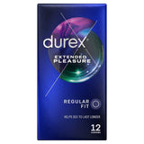 Durex Extended Pleasure Condoms Regular Fit 12 per pack