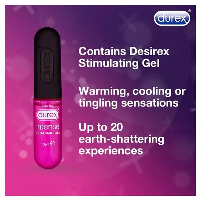 Durex Intense Stimulating Gel Lube Water Based 10ml