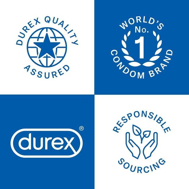 Durex Pleasure Me Condoms Ribbed & Dotted Regular Fit 12 per pack