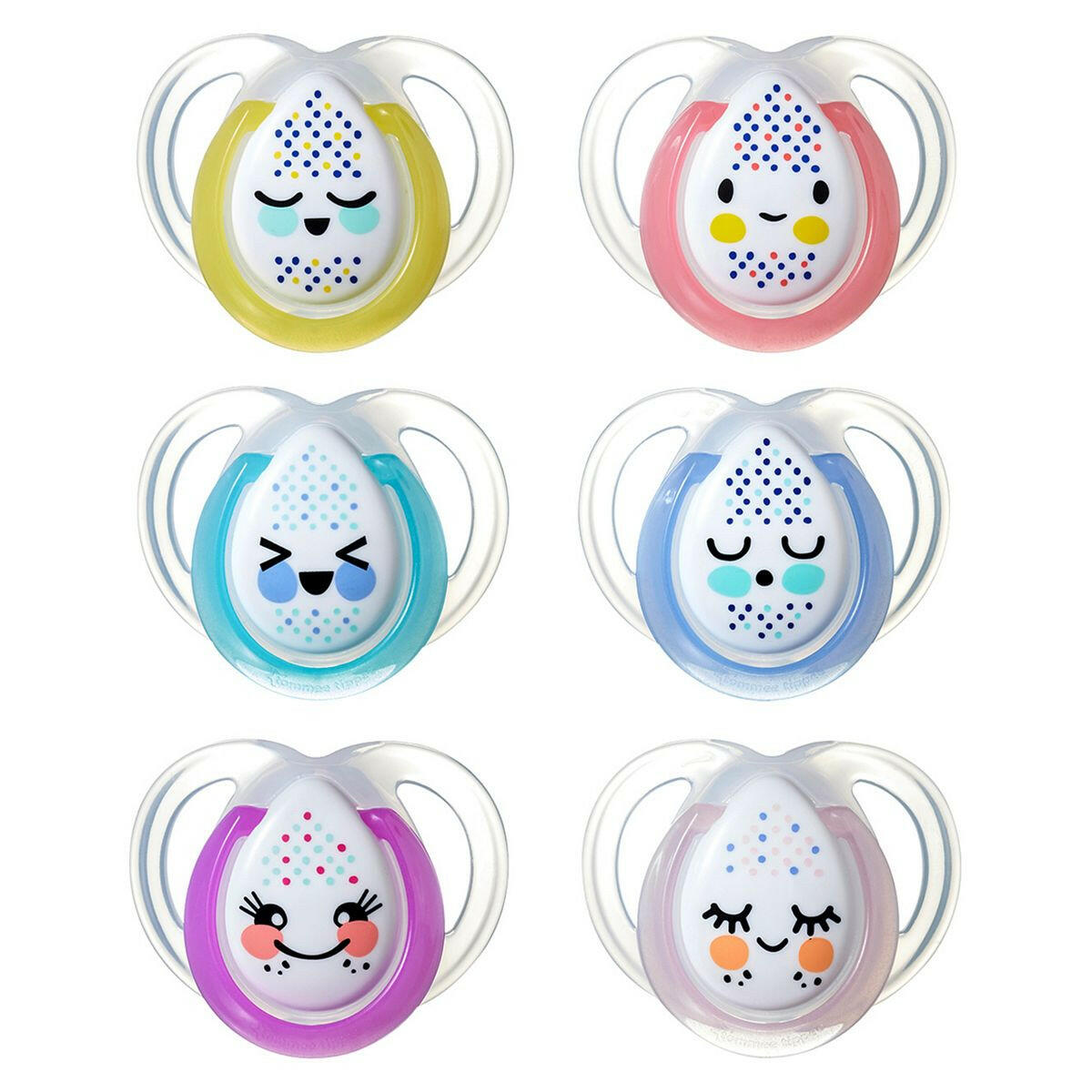 Tommee Tippee Nighttime soother, 0-6 months, 2 pack of glow in the dark soothers with reusable steriliser pod GOODS Boots