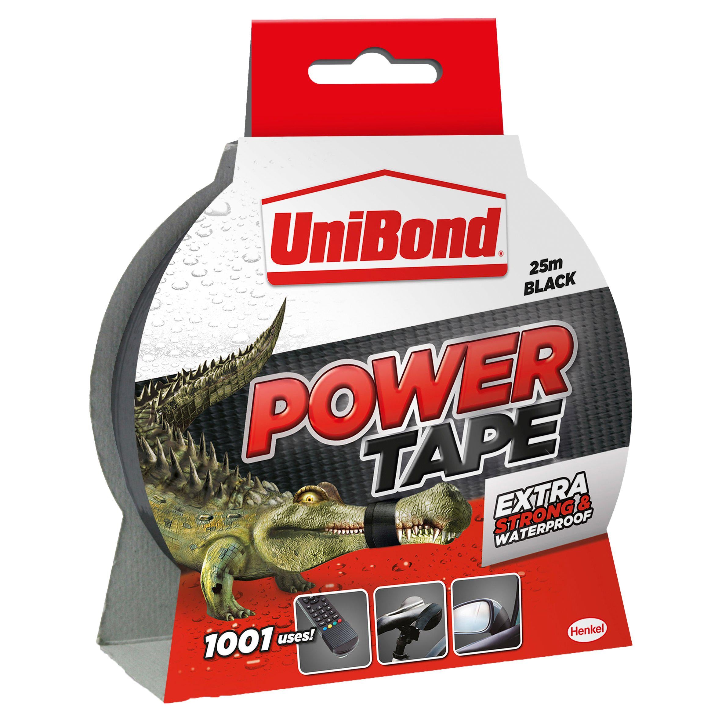 UniBond DIY Power Tape Black 25m GOODS Sainsburys