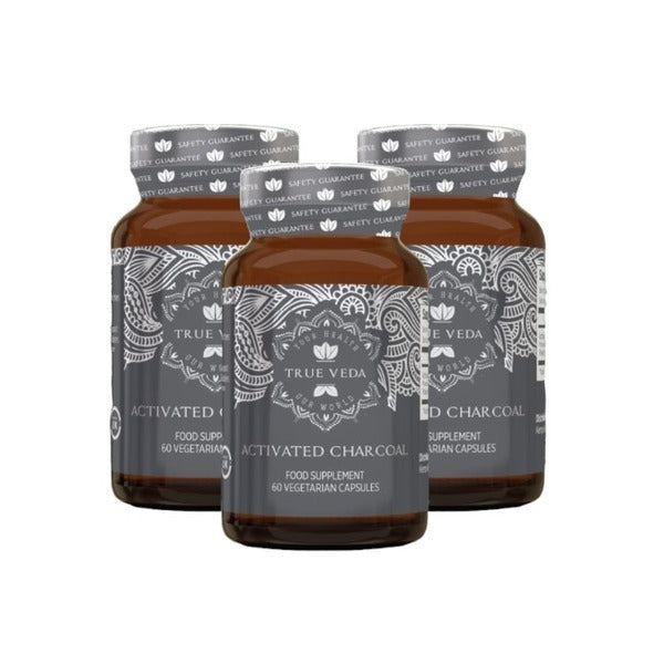 True Veda | Activated Charcoal | Coconut Shells | 180 Caps GOODS Superdrug