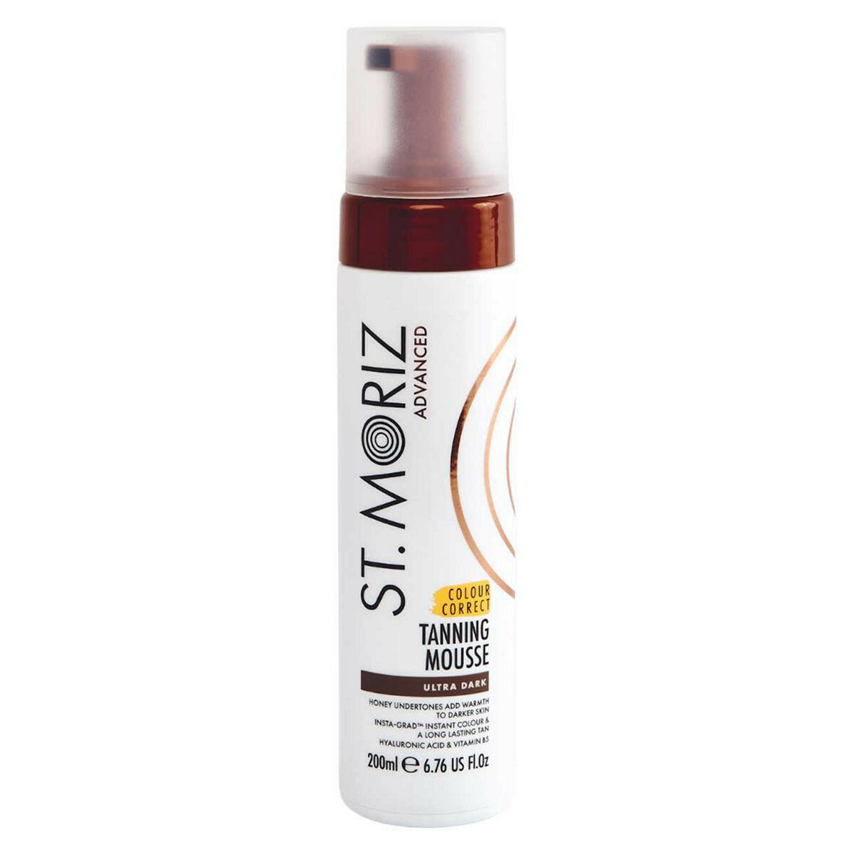 St Moriz Advanced Colour Correcting Tanning Mousse Ultra dark 200ml GOODS Boots