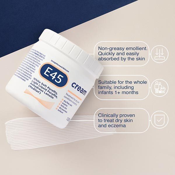 E45 Dermatological Moisturising Cream 125g