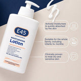 E45 Moisturiser Lotion for very dry skin 500ml
