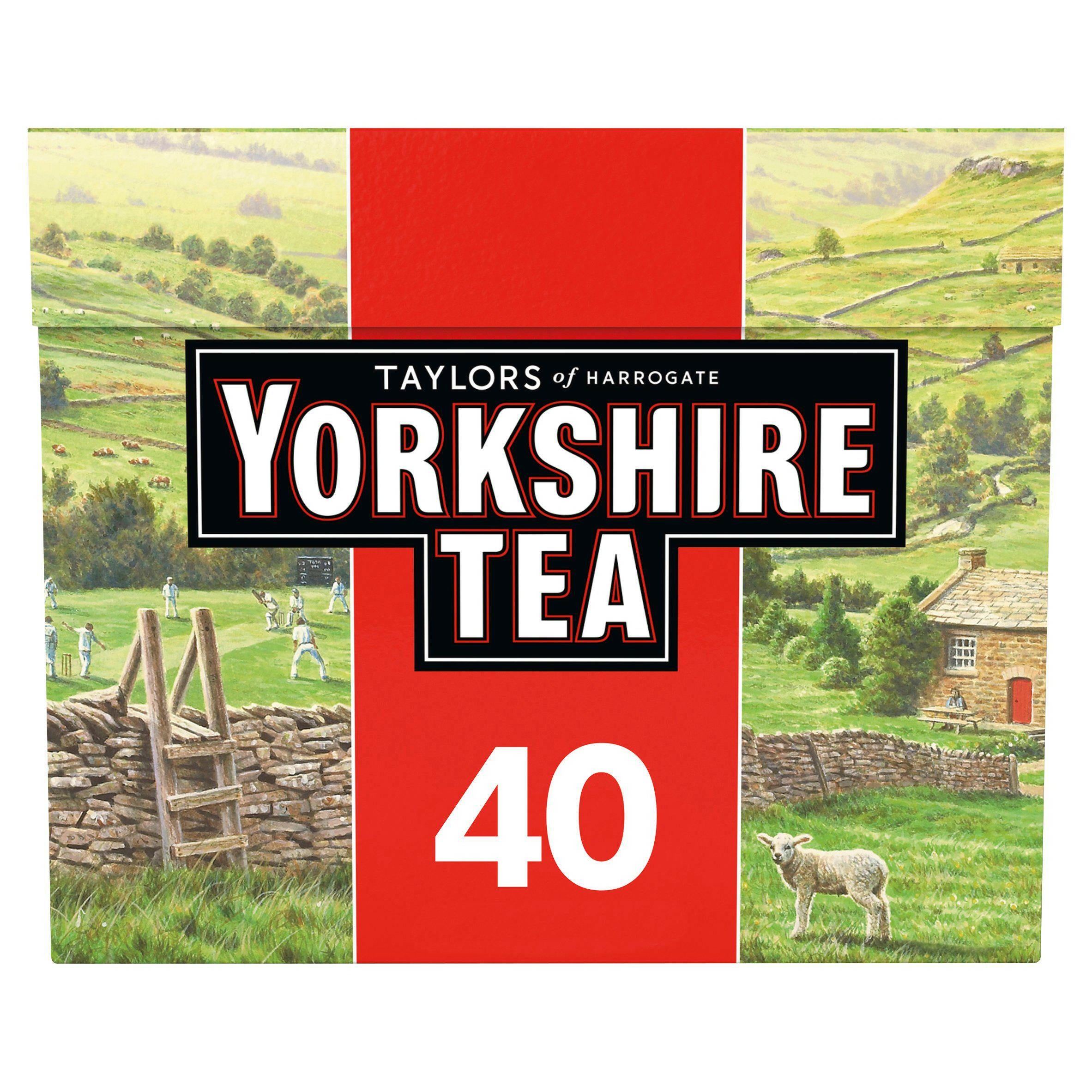 Taylors of Harrogate Yorkshire Tea Bags x40 125g All tea Sainsburys