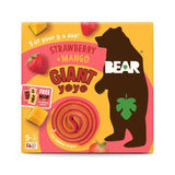 BEAR GIANT Fruit Yoyos Strawberry & Mango Multipack 5 x 20g - McGrocer