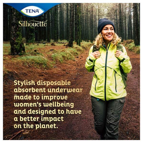 TENA Silhouette Incontinence Pants Normal Size Large 10 pack GOODS Superdrug