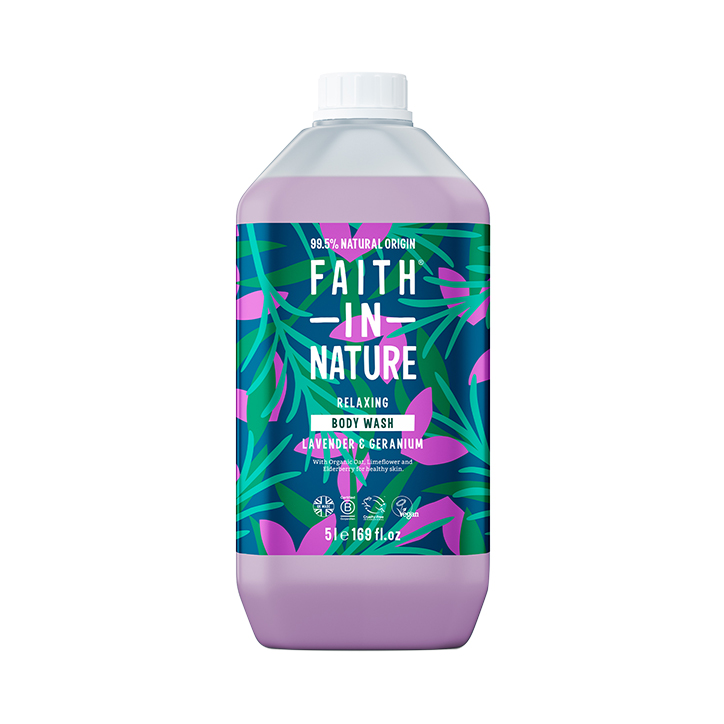 Faith in Nature Fragrance Free Body Wash 5L - 999371