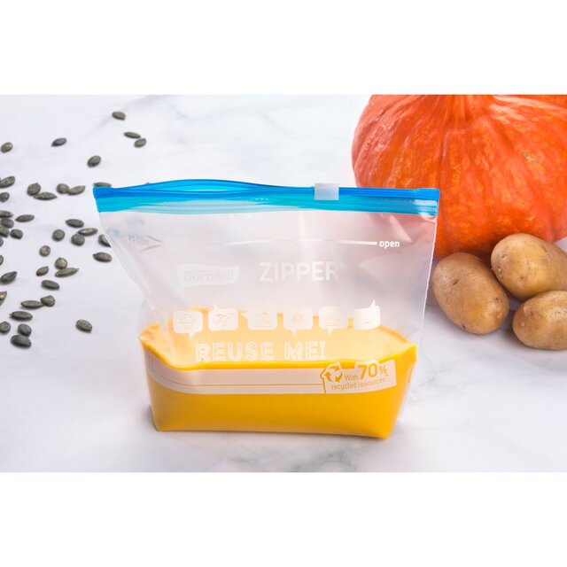 Bacofoil Small All Purpose Zipper Freezer Bags 15 per pack - McGrocer