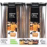Sistema 1.3L Tritan Ultra Square Storage - McGrocer
