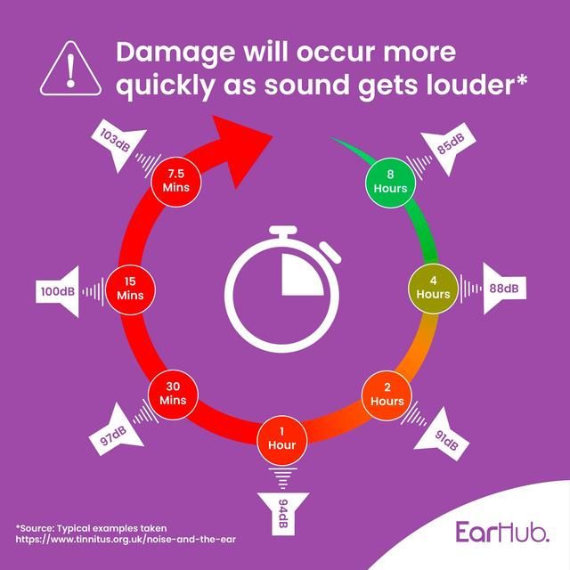 EarHub Sleepwell Purple Soft Foam Earplugs 30 per pack