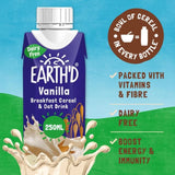 Earth'd Breakfast Cereal & Oat Shake - Vanilla 250ml