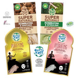 Earth Kiss Rejuvenating Bamboo Sheet Mask 4pc MultiPack