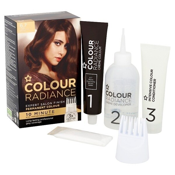 Superdrug Colour Radiance 6.7 Warm Chocolate Brown GOODS Superdrug