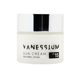 Vanessium Sun Cream. Glow Effect. Lift Skin. SPF15 50ml GOODS Superdrug