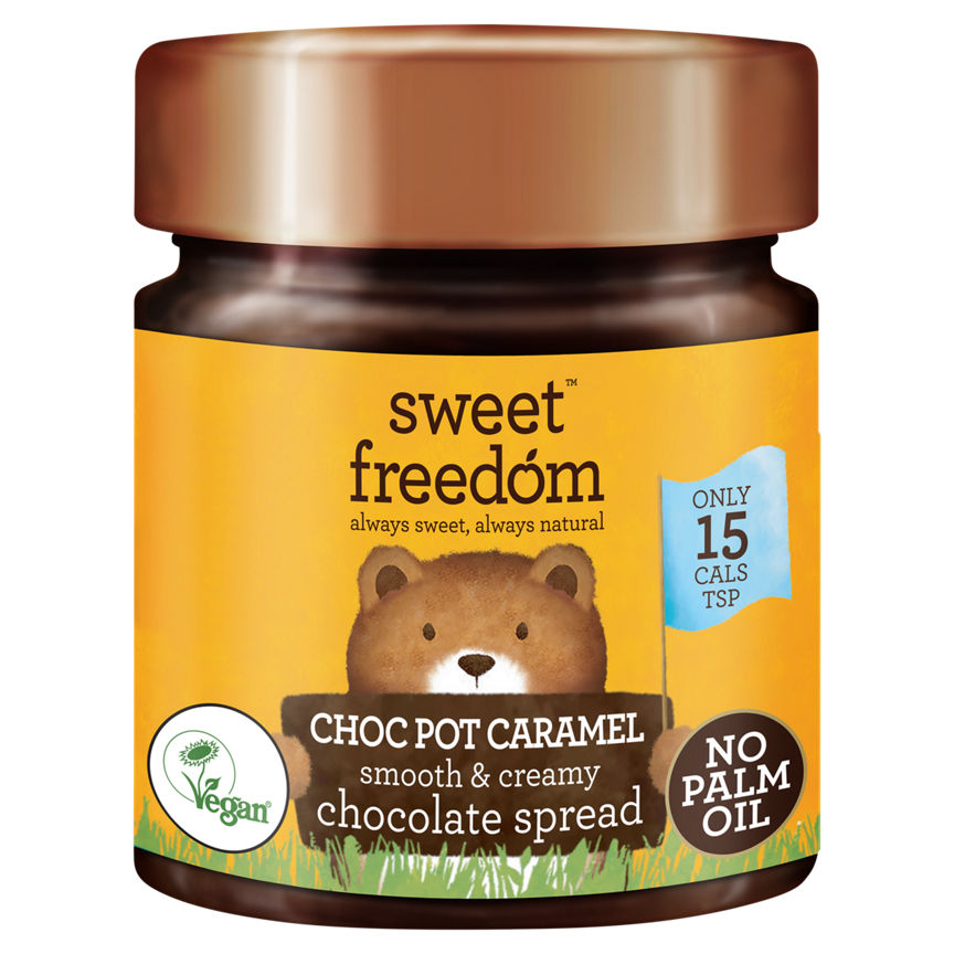 Sweet Freedom Choc Pot Caramel Smooth & Creamy Chocolate Spread 250g GOODS ASDA
