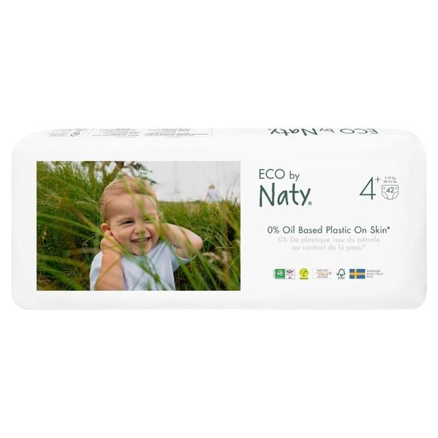 Eco by Naty Nappies Size 4+ 42 per pack