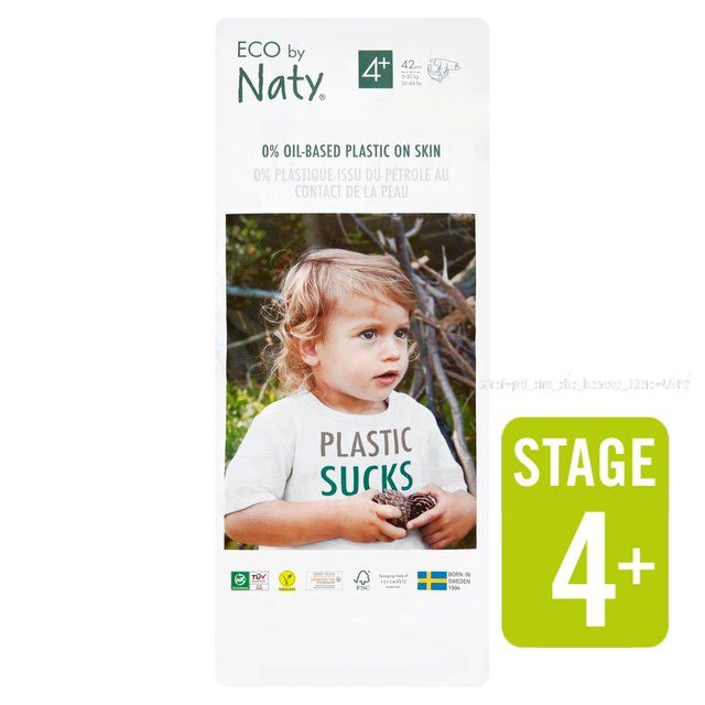 Eco by Naty Nappies Size 4+ 42 per pack