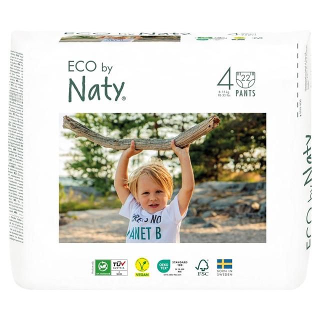 Eco by Naty Nappy Pants Size 4 (8-15kg) 22 per pack