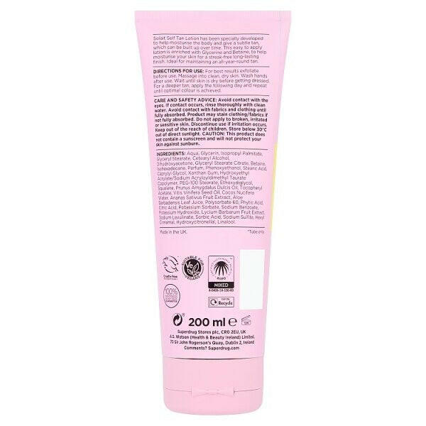 Superdrug Solait Gradual Tan Dark 200ml GOODS Superdrug