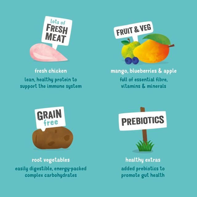 Edgard & Cooper Adult Grain Free Dry Dog Food with Fresh Free-Run Chicken 12kg