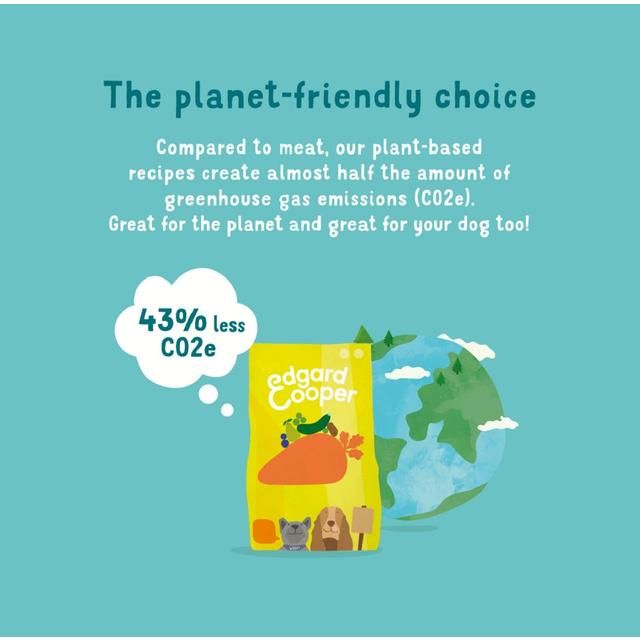 Edgard & Cooper Fresh Dog Dry Food Plant Based Adult Carrot & Courgette 2.5kg