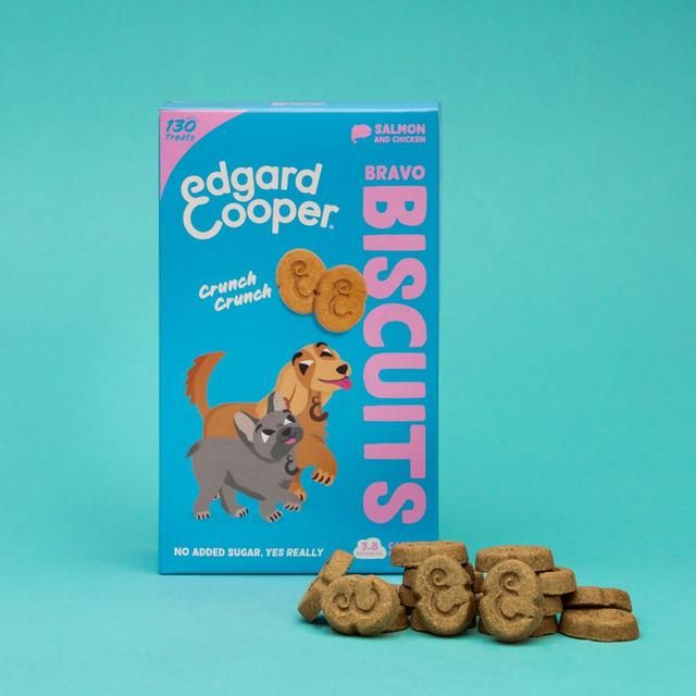 Edgard & Cooper Fresh Dog Treats Biscuits Salmon & Chicken 400g