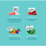 Edgard & Cooper Natural Adult Grain Free Wet Dog Food Tin Multipack 6 x 400g