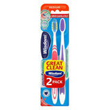 Wisdom Regular Medium Toothbrush Twin Pack GOODS Boots