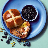M&S Blueberry Hot Cross Buns 4 per pack