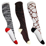 Womens Animal Print Welly Socks (3 Pairs) (UK 4-7) GOODS Superdrug