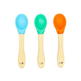 Wild & Stone | Baby Bamboo Weaning Spoons GOODS Superdrug Blue, Green & Orange