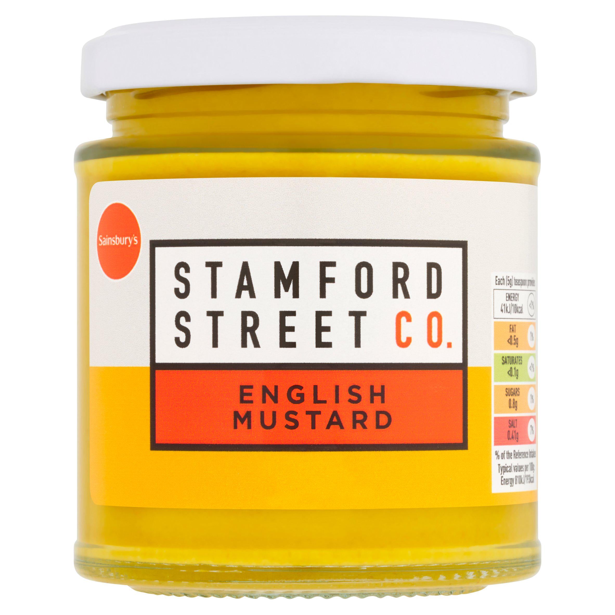 Stamford Street Co. Foodstore English Mustard 180g Mustard Sainsburys