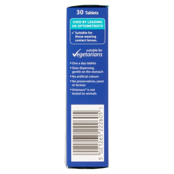 Vitabiotics Visionace - 30 Tablets GOODS Superdrug