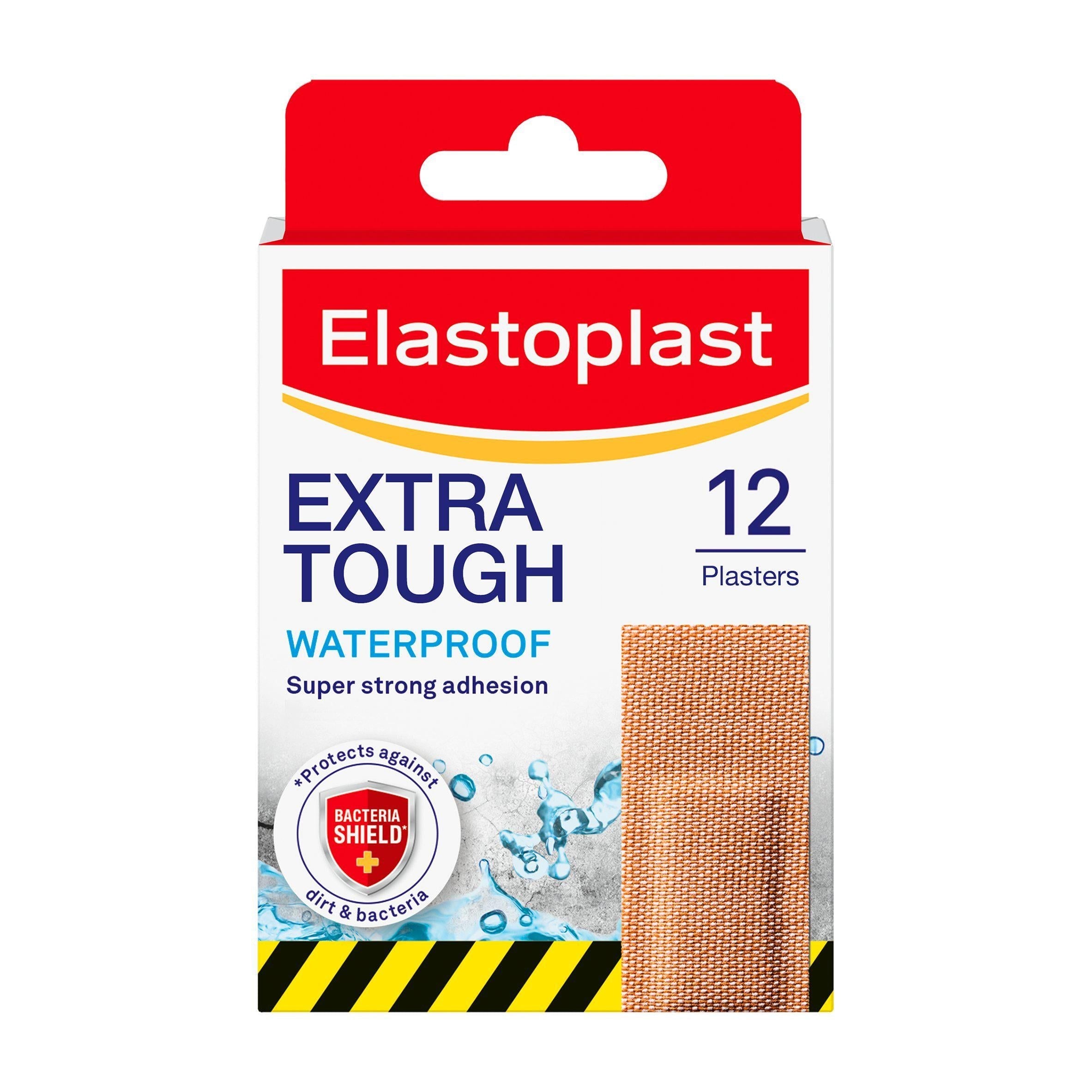 Elastoplast Extra Tough Waterproof Plasters x12