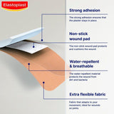 Elastoplast Flexible Fabric Waterproof Plasters 18s 18 per pack