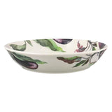 Emma Bridgewater Vegetable Garden Aubergine & Flowers Medium Pasta Bowl