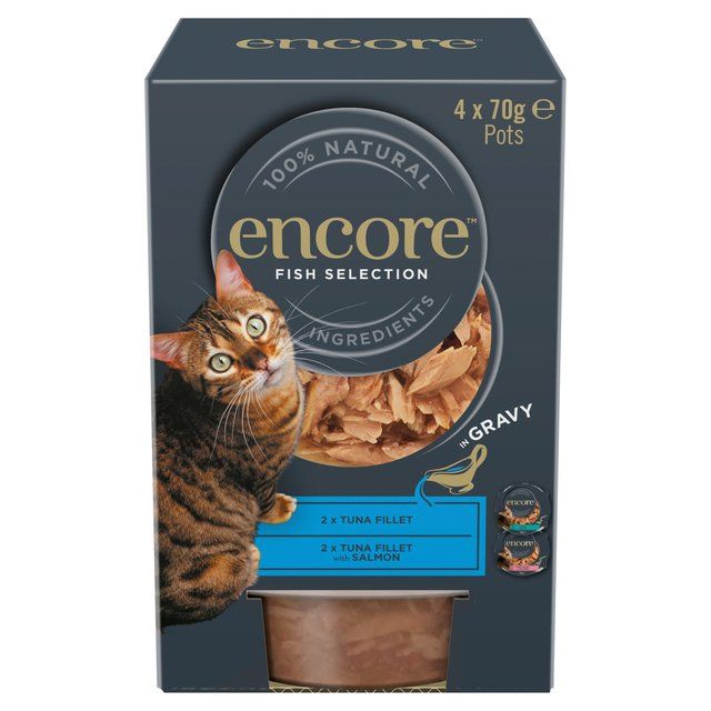 Encore Cat Pot Fish in Gravy 4 x 70g