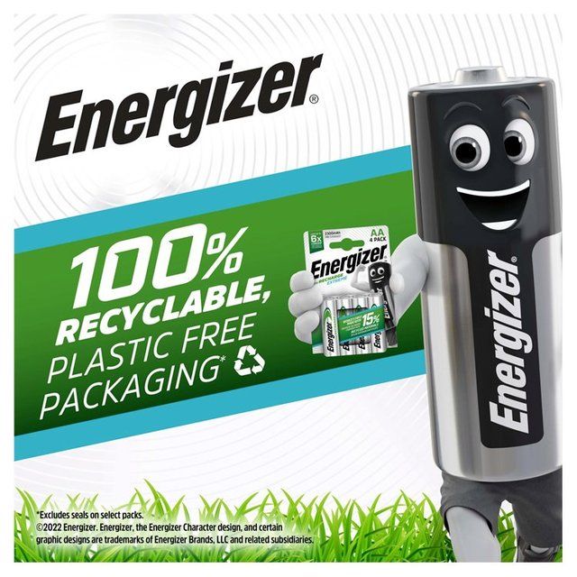 Energizer Extreme AAA Rechargeable Batteries 4 per pack